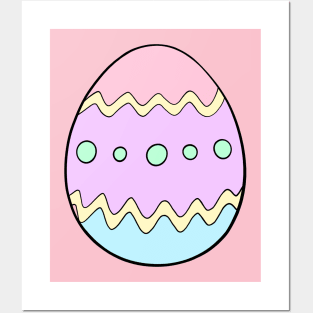 Pastel Easter Egg Posters and Art